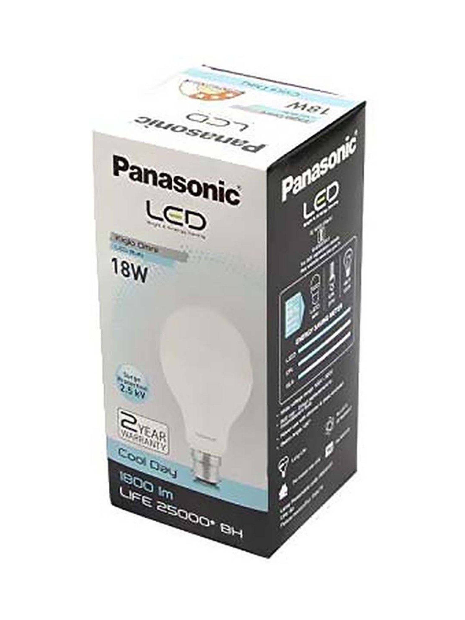 Panasonic PBUM01187 18W B22 LED Bulb - Pack of 4 (White)