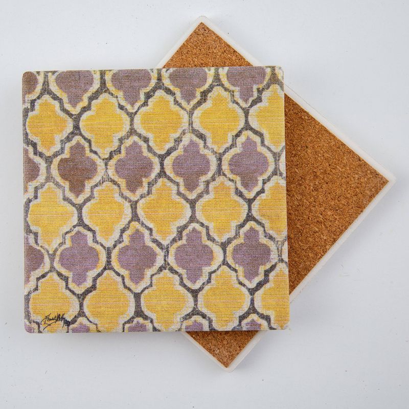 Thirstystone Gold Modele 4 Piece Occasions Coaster Set