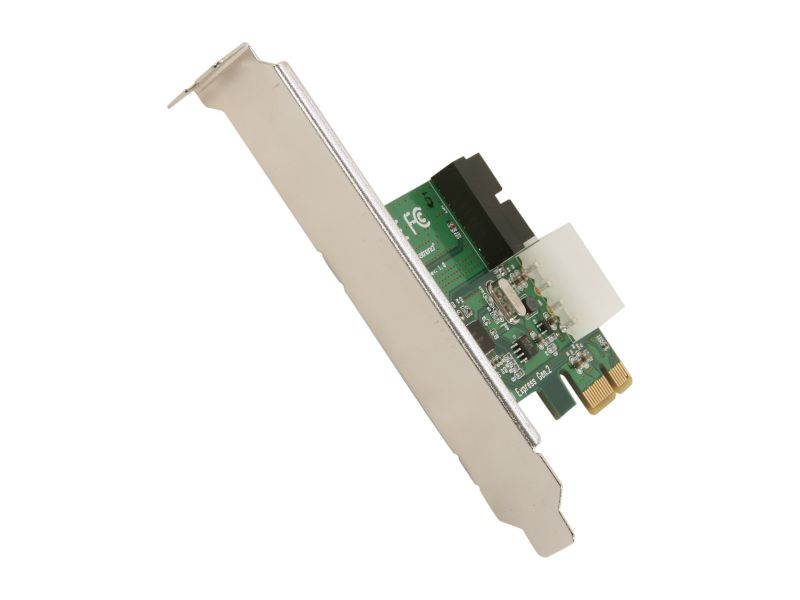 Silverstone PCI Express Card w/ USB 3.0 Internal Connector and USB3.0 Front IO ports - Silver Model SST-EC03S-P