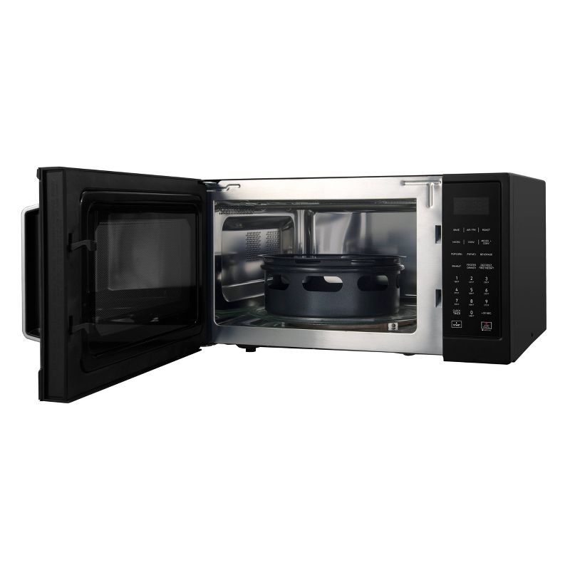 Calphalon 1.3 cu ft 1000W Air Fry Microwave Oven - Matte Black