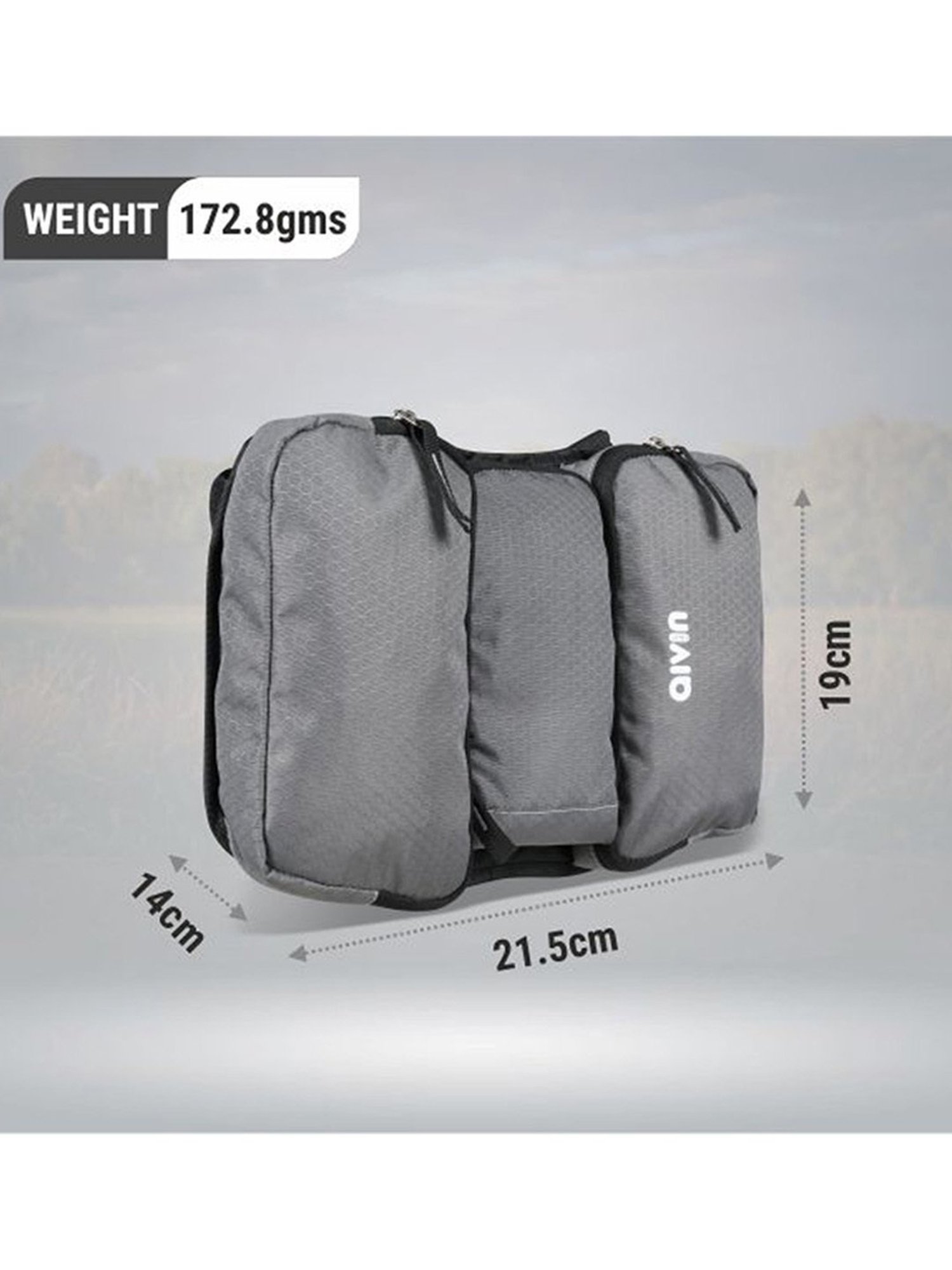 AIVIN Cycling Frame Bag Pouch (Grey)