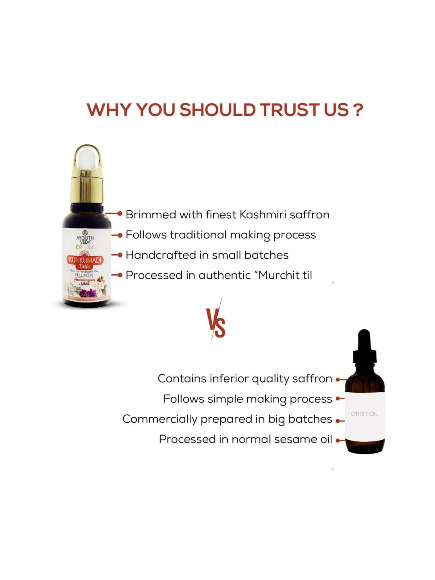 AyouthVeda Kunkumadi Taila - 30 ml