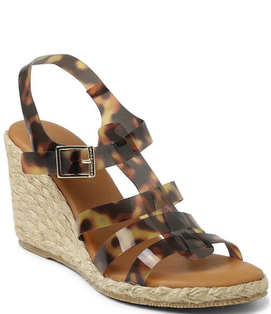 Andre Assous MadiaTortoise Print Fisherman Espadrille Sandals