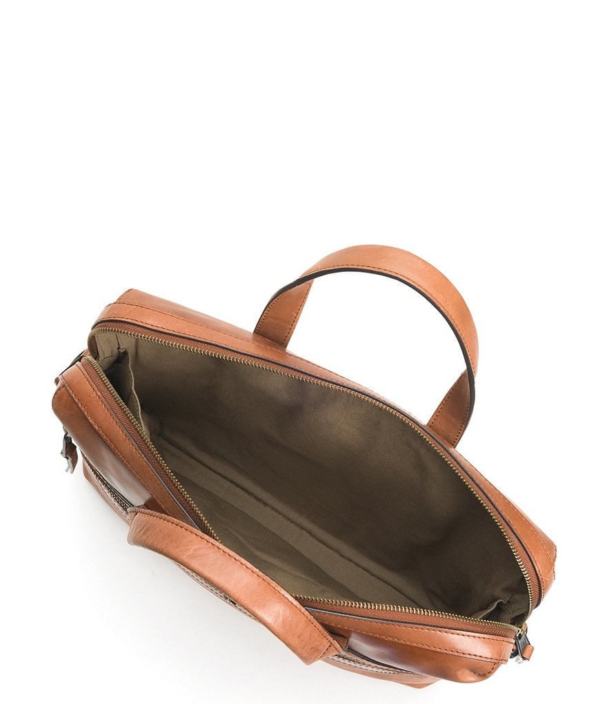Frye Holden Leather Slim Brief Case