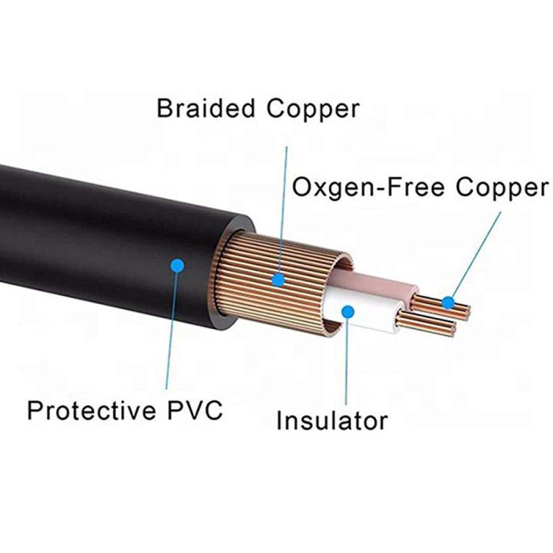 SatelliteSale 2-Male to 2-Male RCA Stereo Audio Subwoofer Cable 100 Ft