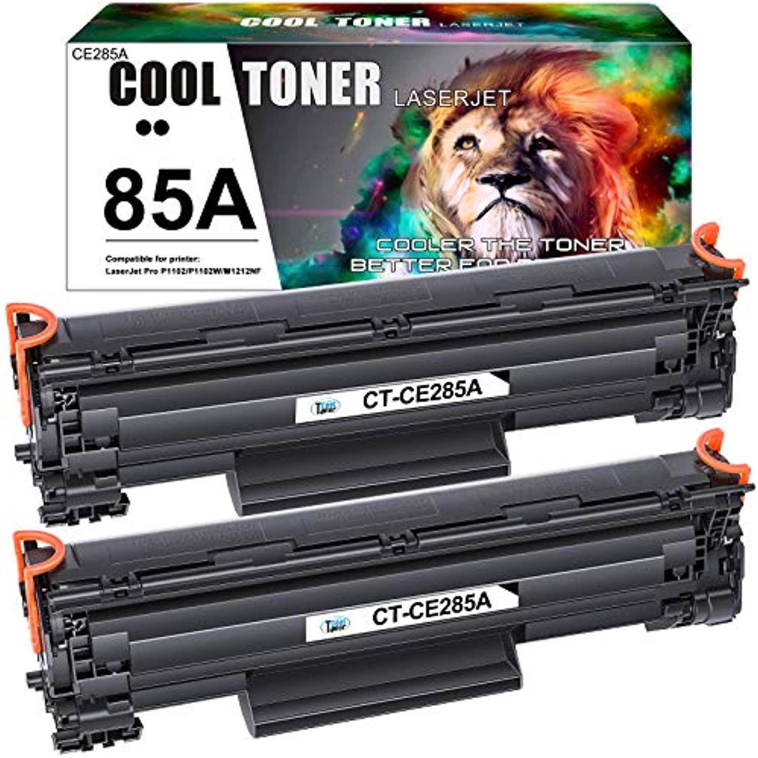 Cool Toner 2 Pack 1,600 Pages Compatible Canon 125 Cartridge 125 Toner Cartridge For Canon LBP6000, MF3010