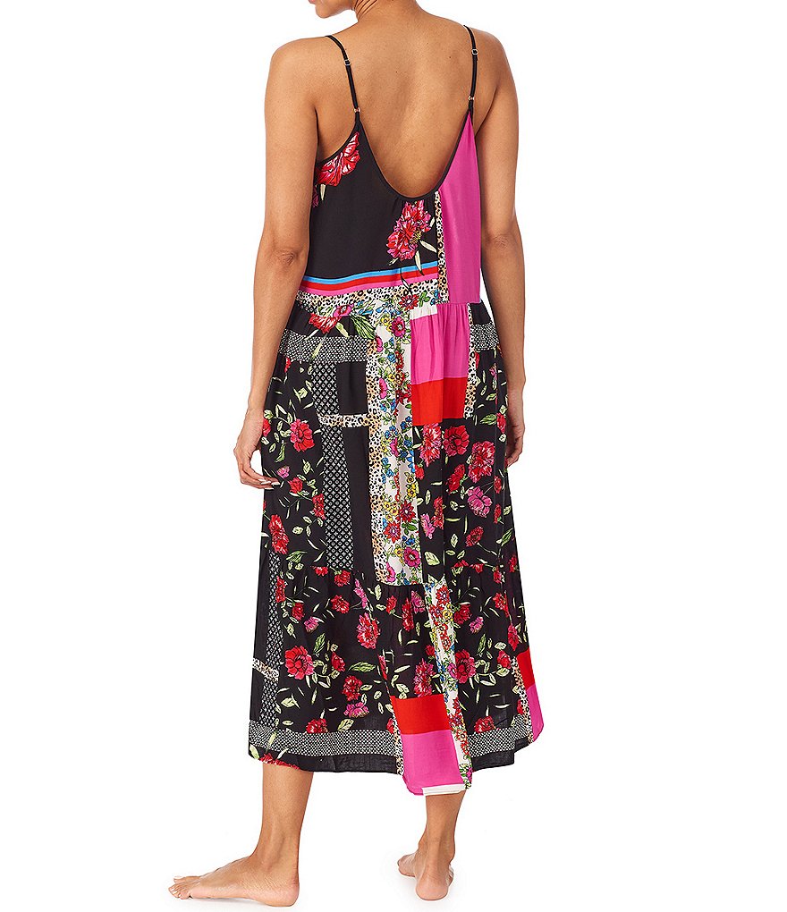 Eileen West Floral Printed Lawn Woven Short Nightgown