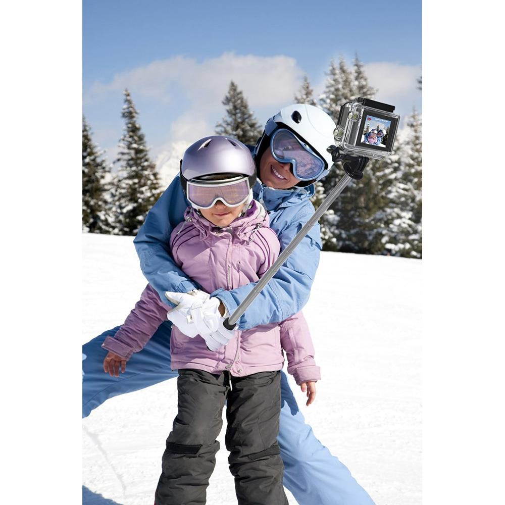 Xit 43" Extendable Handheld Monopod Selfie Stick for GoPro, P&S & Action Cameras