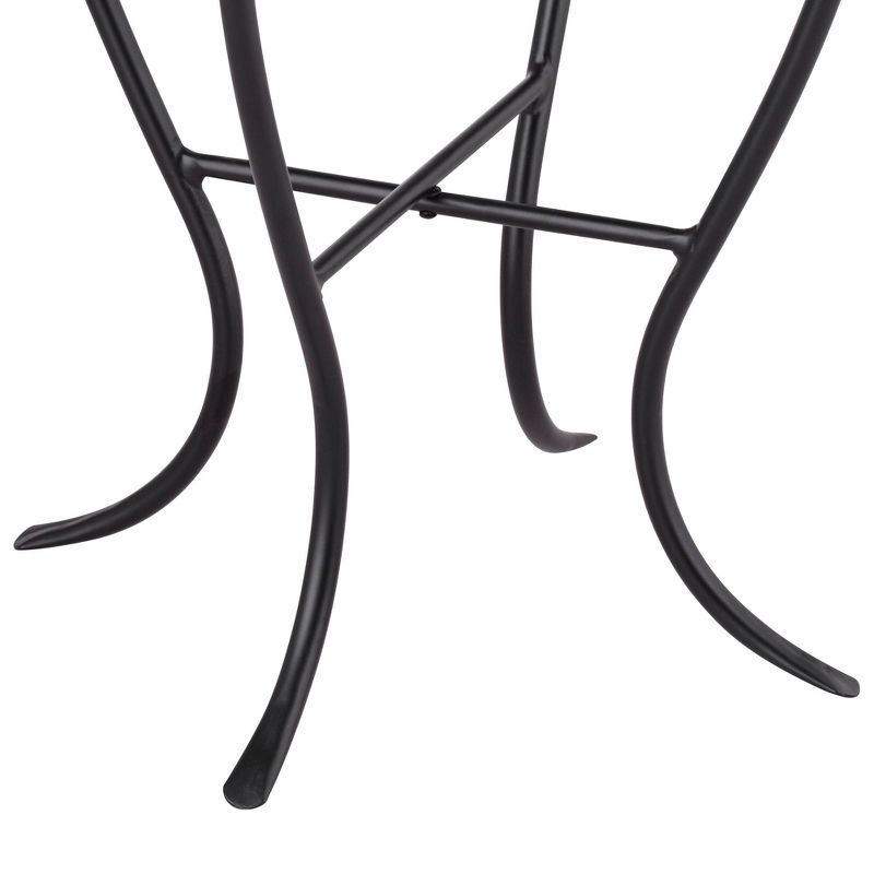 Aluminum Square Patio Side Table - Brown - Crestlive Products