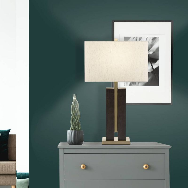 32" Cooper Table Lamp Clear  - Cresswell Lighting