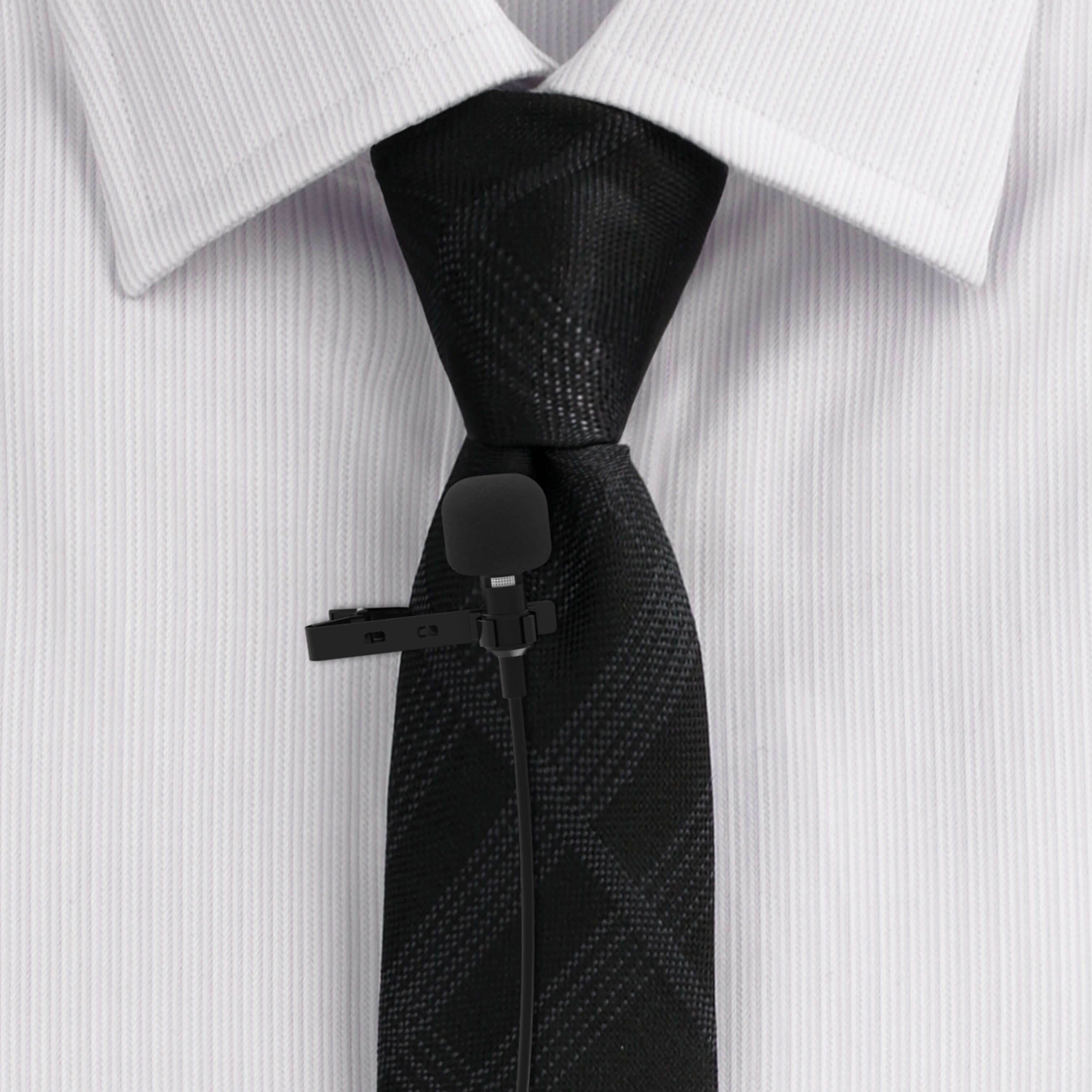 Sabrent Lavalier / Lapel Clip-on Omnidirectional Condenser Microphone (AU-SMCR)