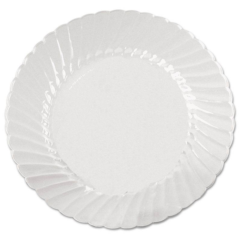WNA Classicware Plastic Dinnerware ,PLATE,6,PLAS,CLR