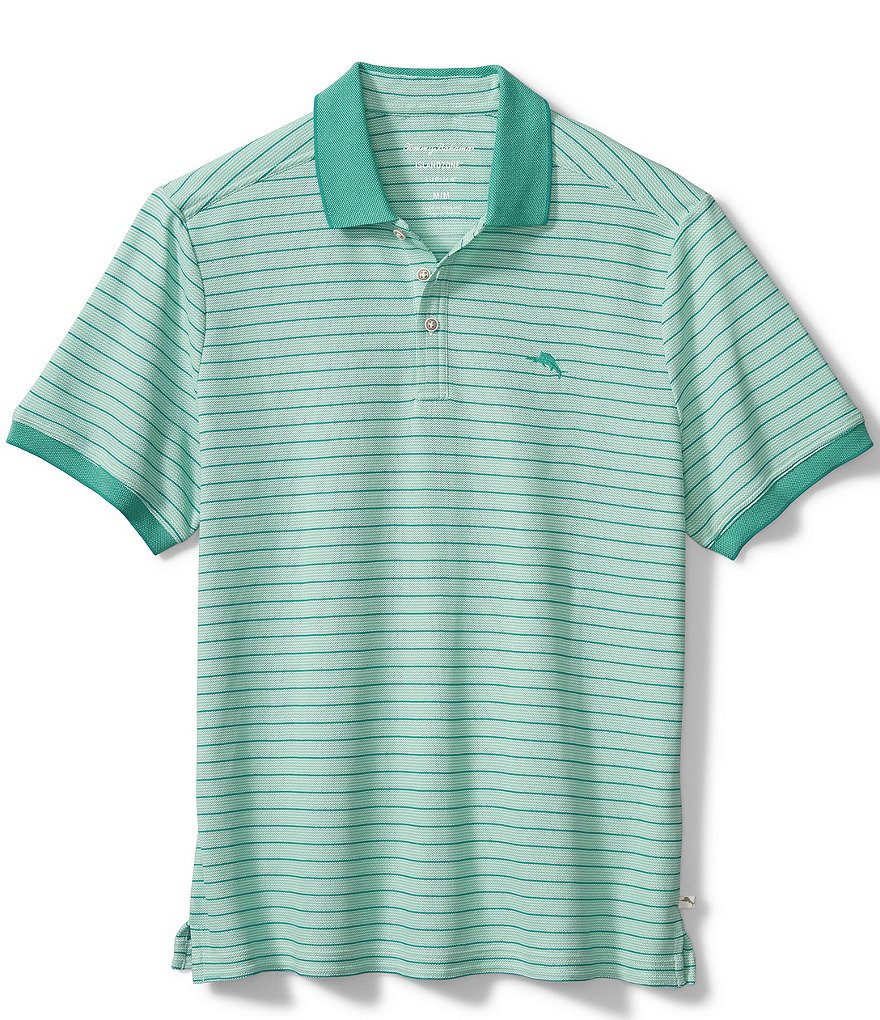 Cutter & Buck Big & Tall Prospect Textured Performance Stretch Short-Sleeve Polo Shirt