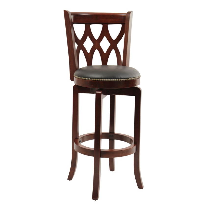 Boraam 40329 Cathedral Stool - 29in- Light Cherry