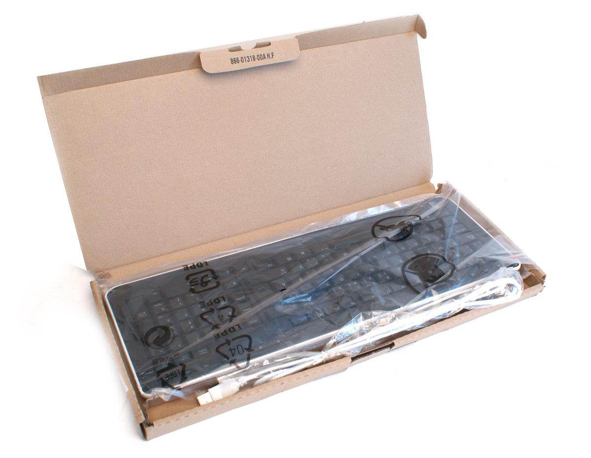 Genuine Dell U986M SK-8165 Sleek Slim USB Wired XPS Desktop DT Black White Trim Matching Multimedia 104-Keys English US Keyboard Model Number: SK-8165 Part Number: U986M