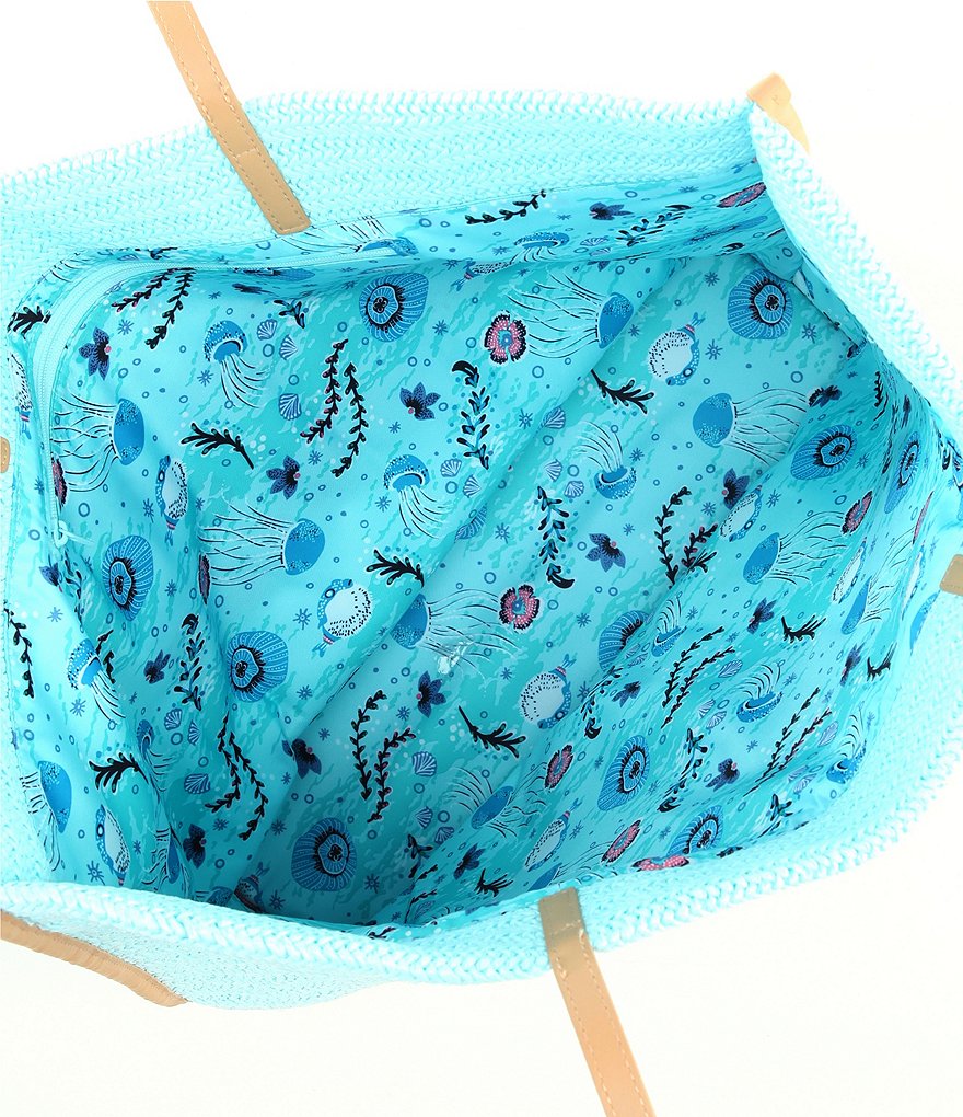 Kurt Geiger London Kensington Llama Straw Basket Bag