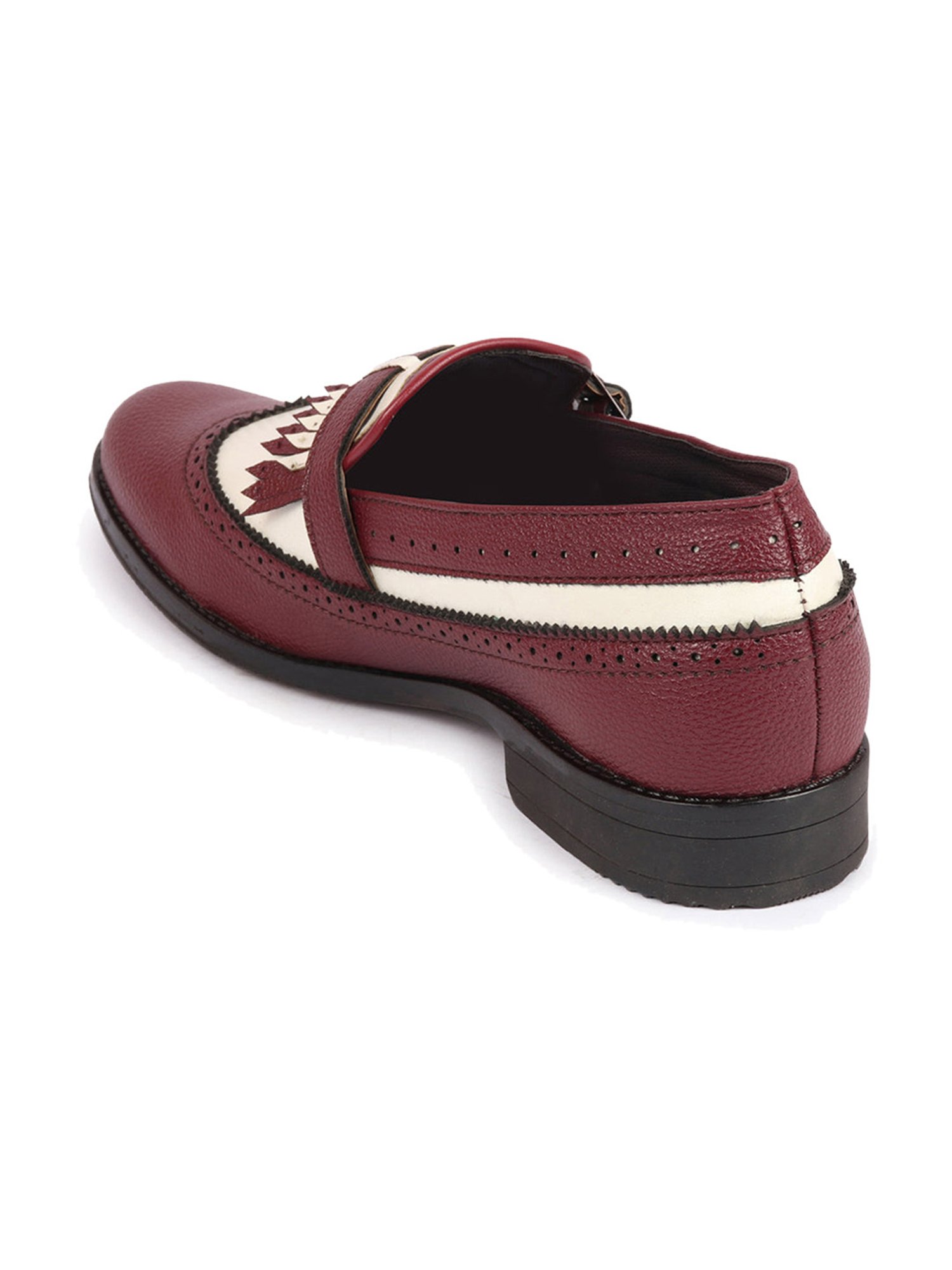 Fausto Men's Cherry Monk Shoes