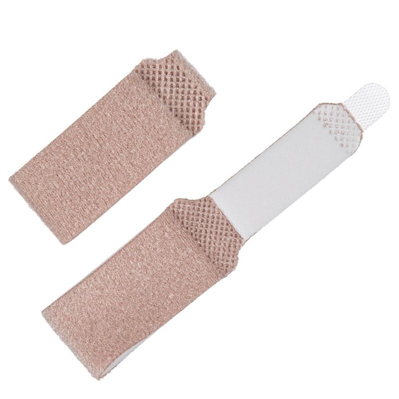 ZenToes Cushioned Fabric Toe Wraps for Broken & Hammer Toes - Beige - 2pk