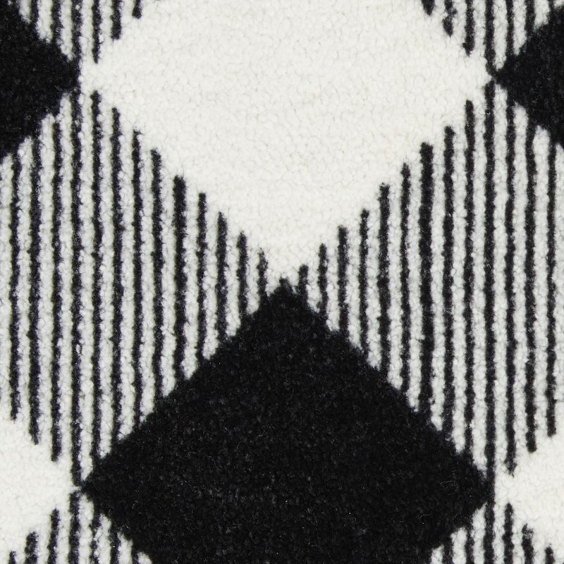 2'x3' Rectangle Floor Mat Black - Nourison