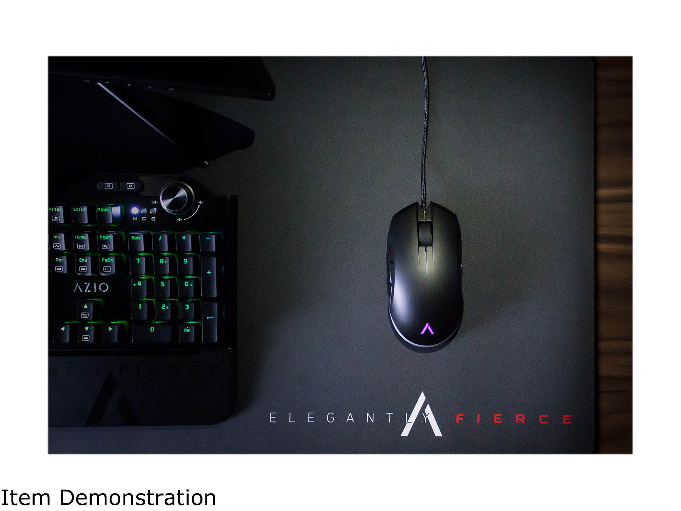 Azio ATOM Ambidextrous Backlit Gaming Mouse