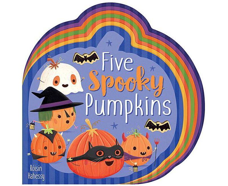 Five Spooky Pumpkins -  BRDBK by Danielle Mclean (Hardcover)