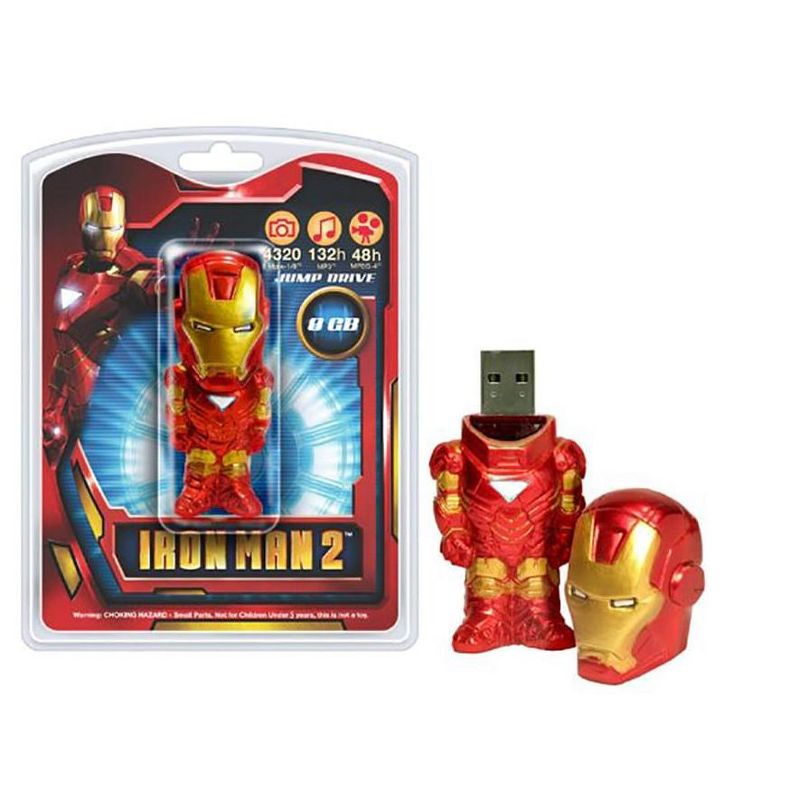 Tyme Machines Iron Man 2 8GB USB 2.0 Flash Drive