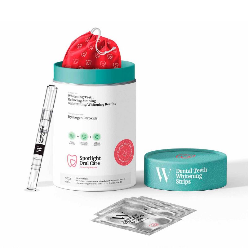 Spotlight Dental Teeth Whitening Strips - 28ct