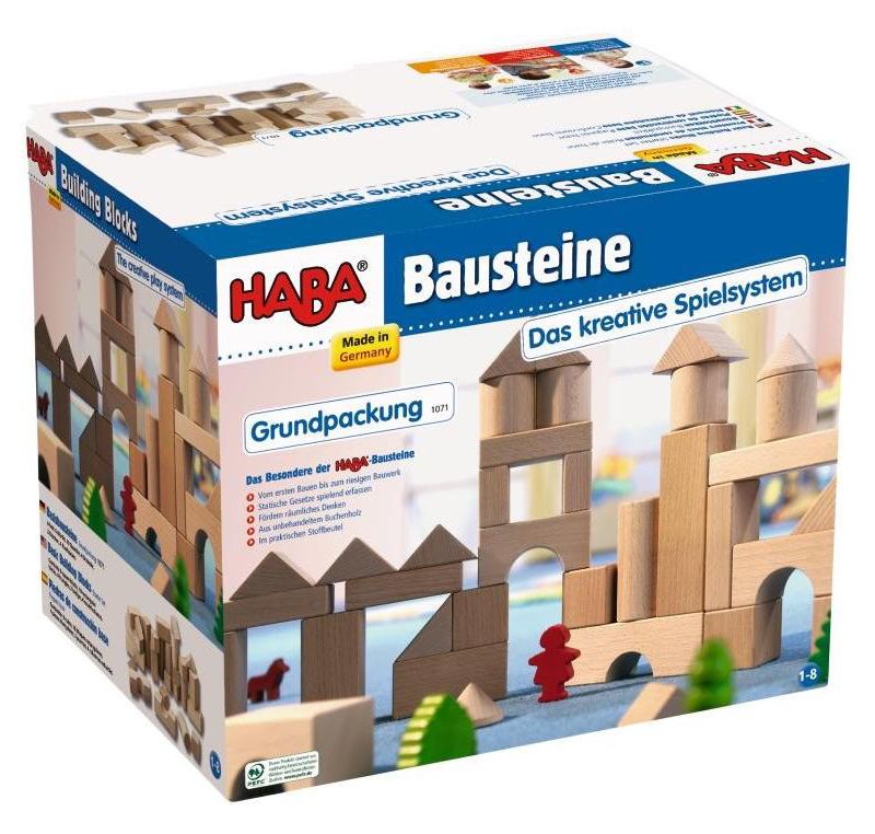 HABA Basic Building Blocks 26 Piece Starter Set (Made in Germany)