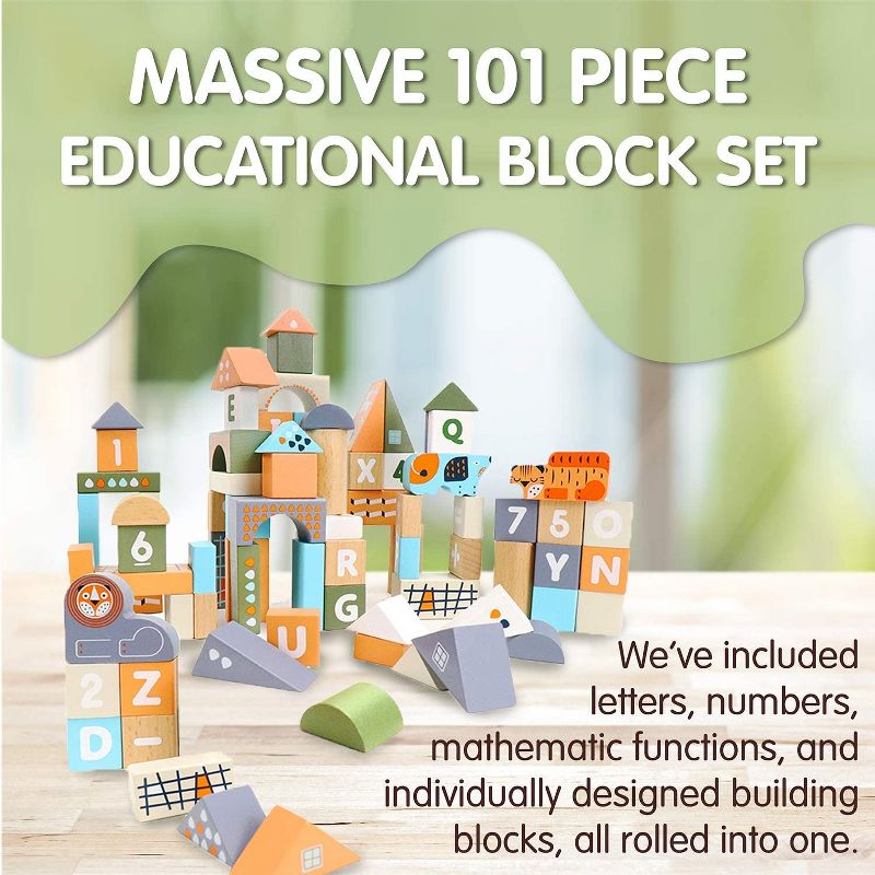 Childcraft Corrugated Building Blocks, Various Sizes, Primary Colors, set of 84