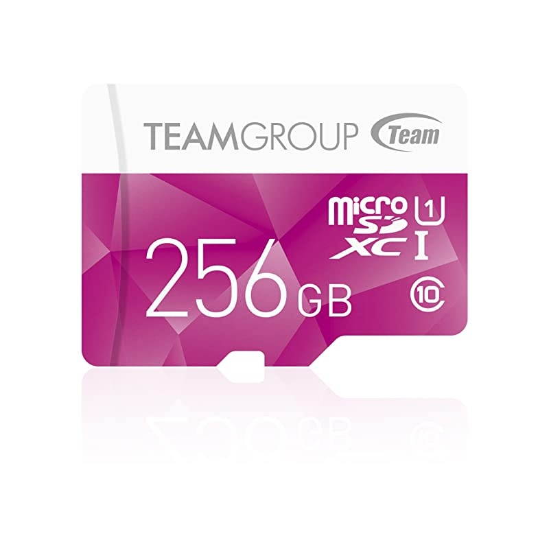 Color Card I 256GB MicroSDXC Class 10 UHSI U1 High Speed Flash Memory Card Read up to 80MBs for Full HD Camera Recording Shooting Smartphone TCUSDX256GUHS02