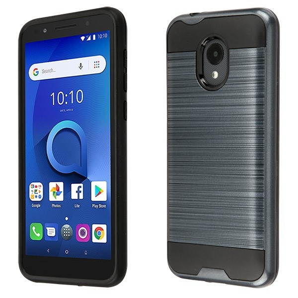 ASMYNA Ink Blue/Black Brushed Hybrid Protector Cover  for 5059R (Ideal Xtra),1X Evolve