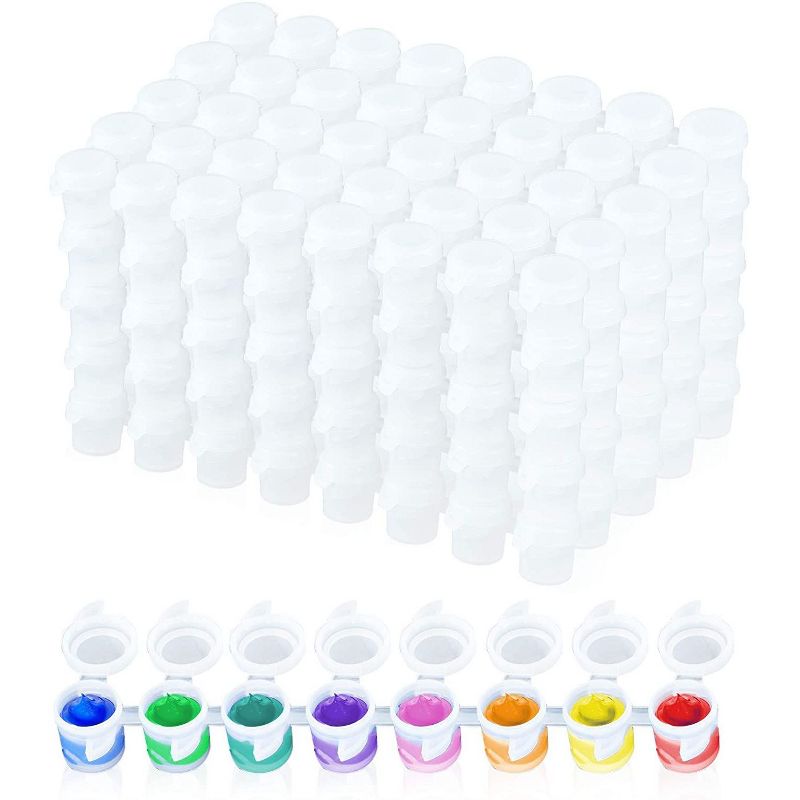 Bright Creations Empty Paint Pot Strips, Storage Containers Arts and Crafts (3 ml, 240 Pots, 30 Strips)