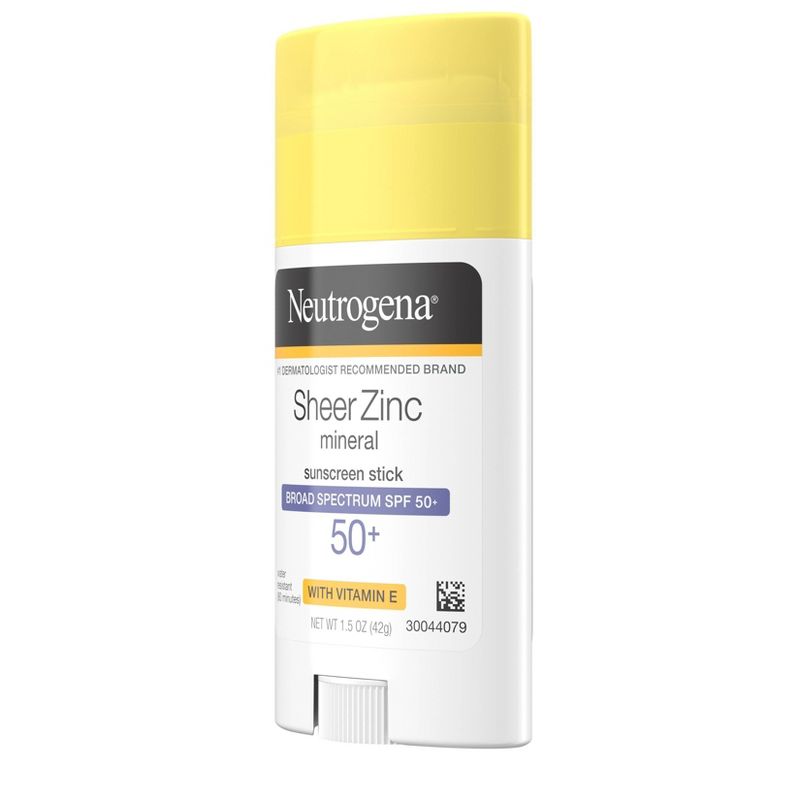 Neutrogena Sheer Zinc Vitamin E Sunscreen Stick - SPF 50 - 1.5 oz