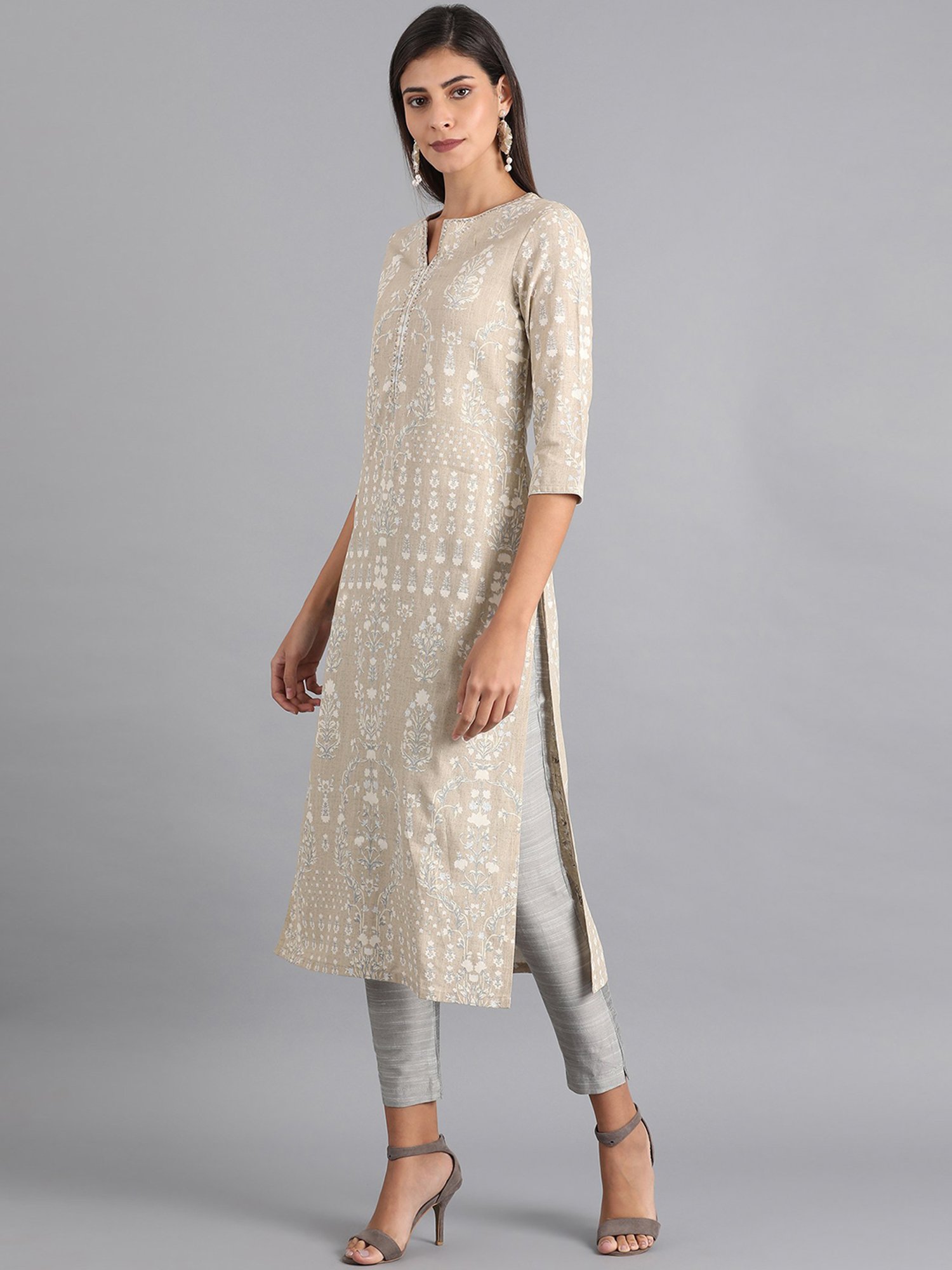 Saffron Threads Black Elasticated Palazzos