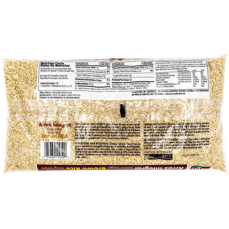Iberia Brown Rice Long Grain Bag - 5lbs