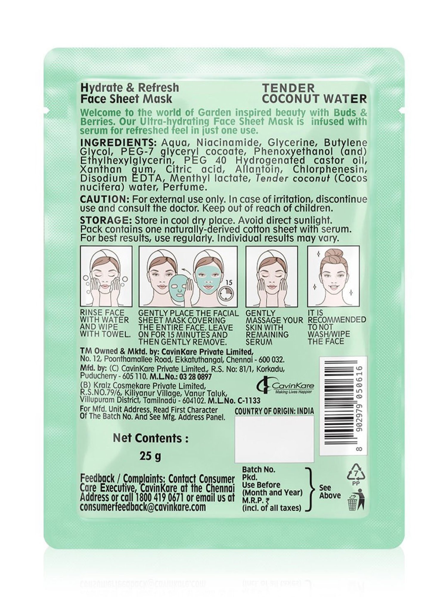 Lakme Skin Solutions Sheet Mask Hydrating with Hyaluronic Acid