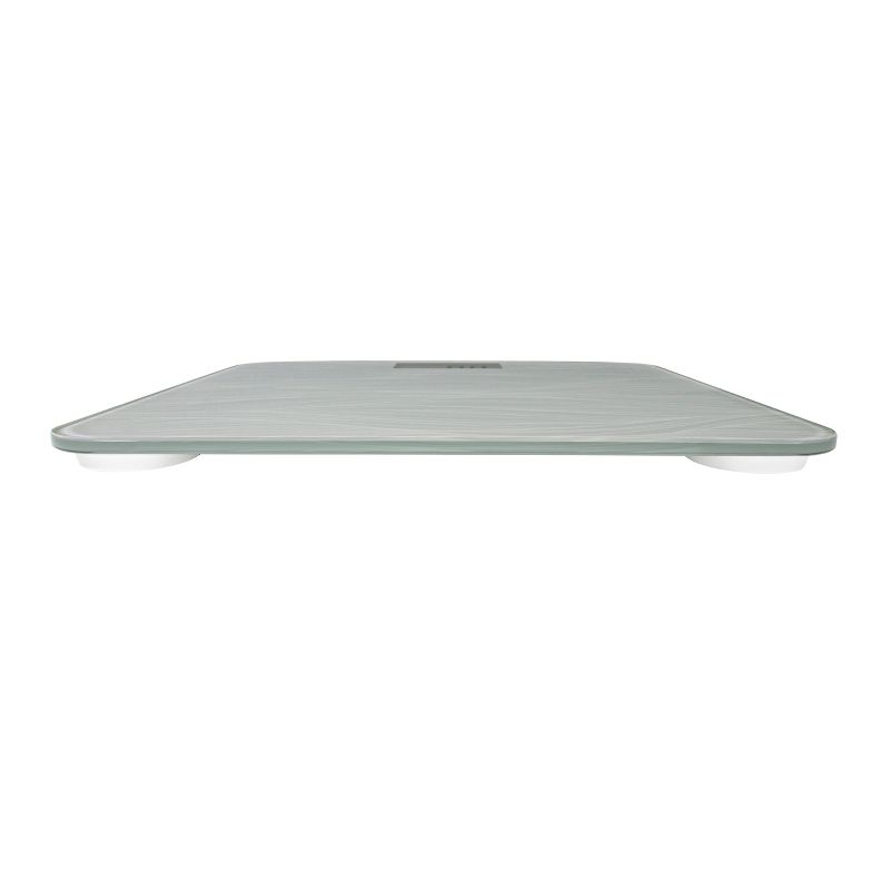 Glass Waves Bathroom Scale Gray - Escali