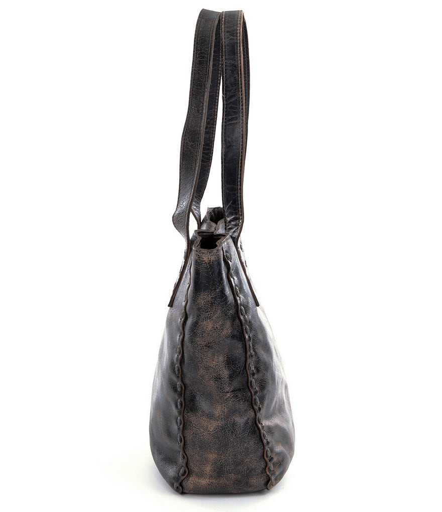 Bed Stu Stevie Leather Pick Stitch Tote Bag
