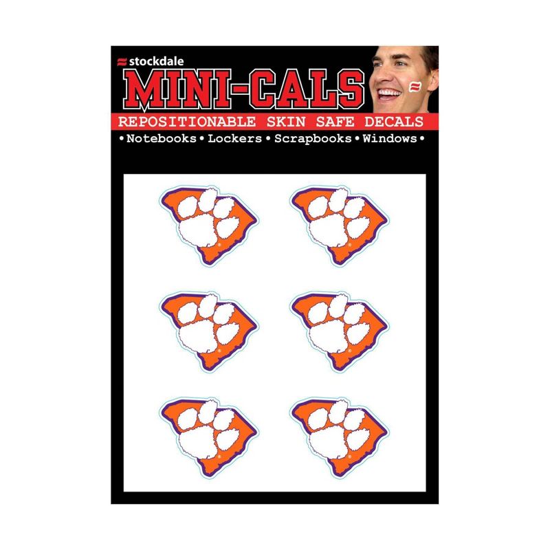 NCAA Clemson Tigers Temporary Tattoo Sheet