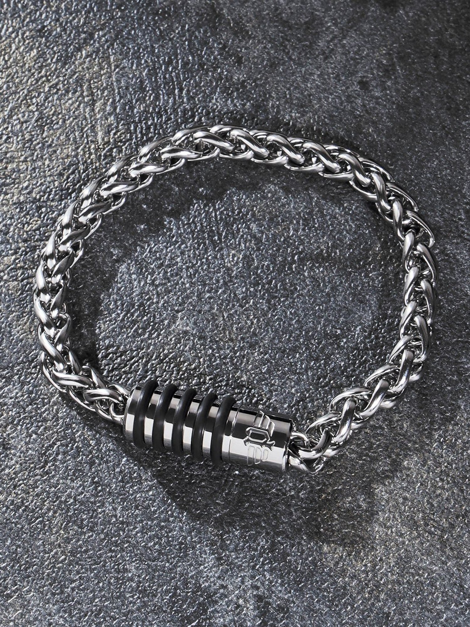 Police Black Bracelet for Men