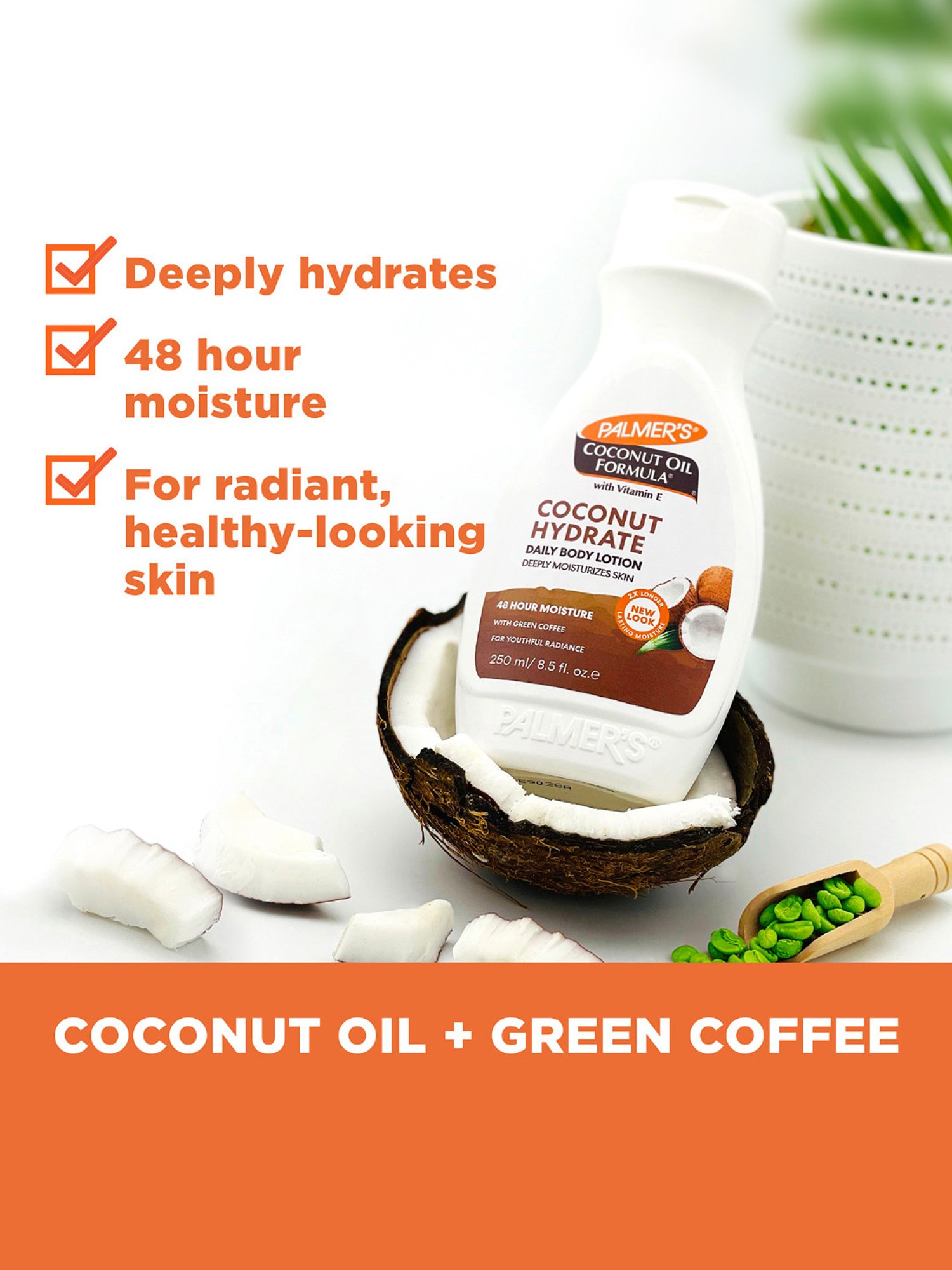 Palmer's Coconut Oil Formula with Vitamin E Coconut Hydrate Daily Body Lotion - 250 ml