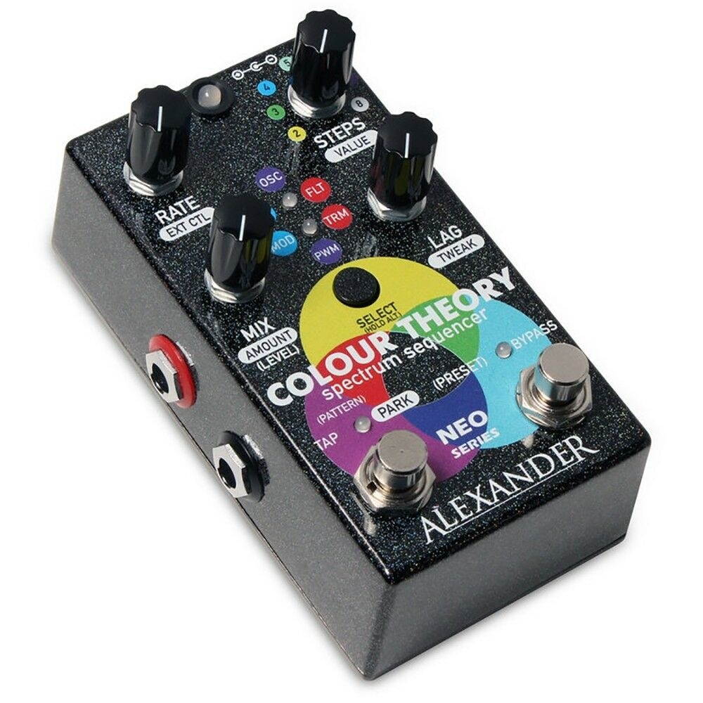 Alexander Pedals Colour Theory Spectrum Sequencer Guitar Effects Pedal