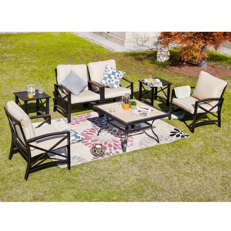 7pc Patio Conversation Set - Patio Festival