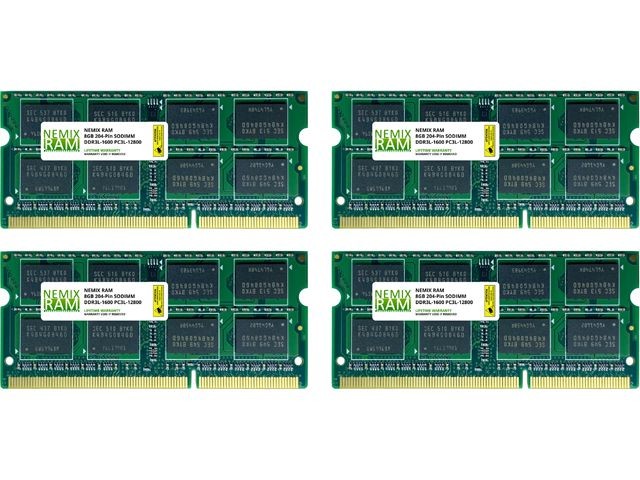 16GB (2x8GB) DDR3 1600 (PC3 12800) SODIMM Laptop Memory RAM