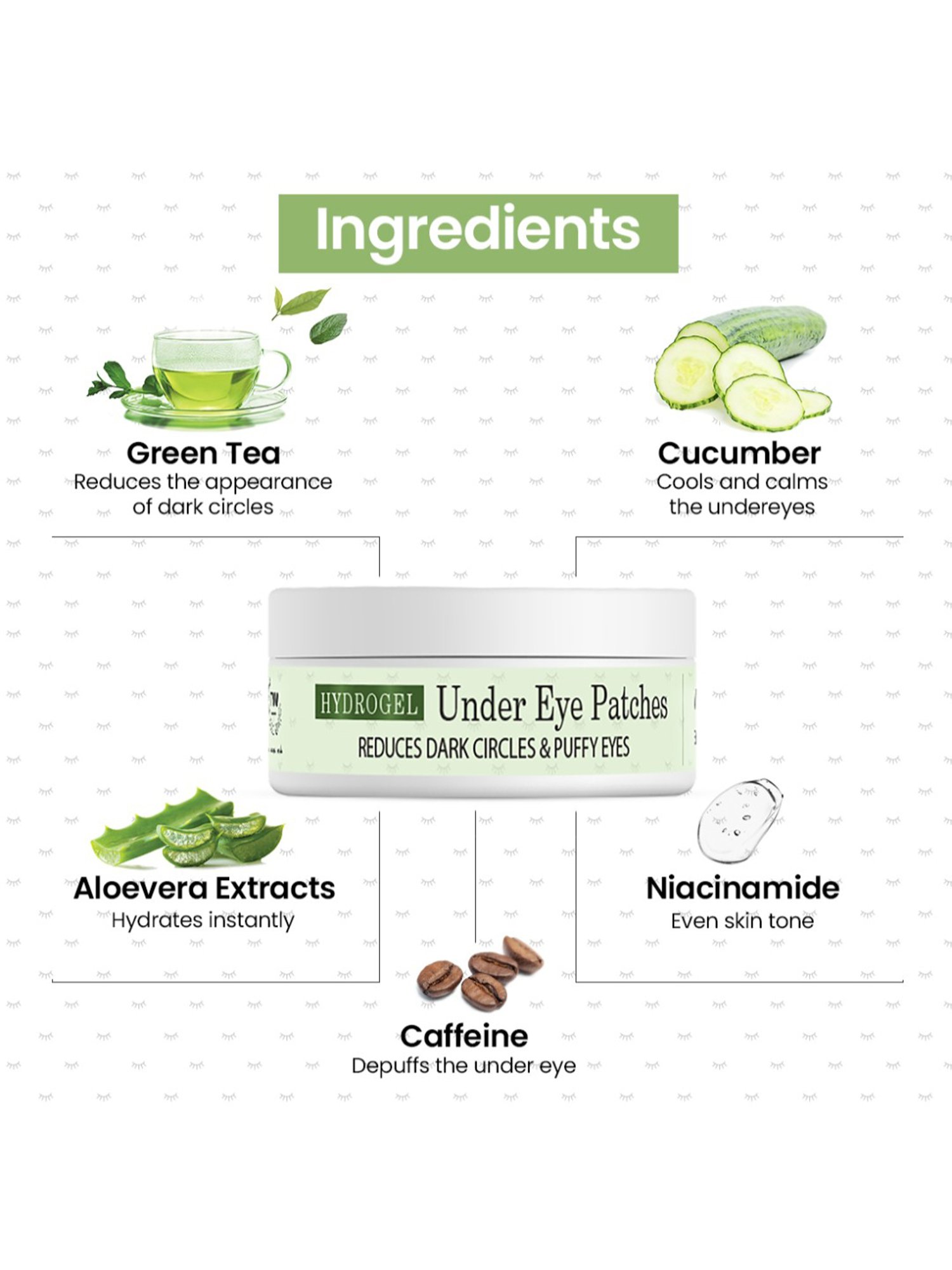 TNW-The Natural Wash Hydrogel Under Eye Patches - 30 Pairs