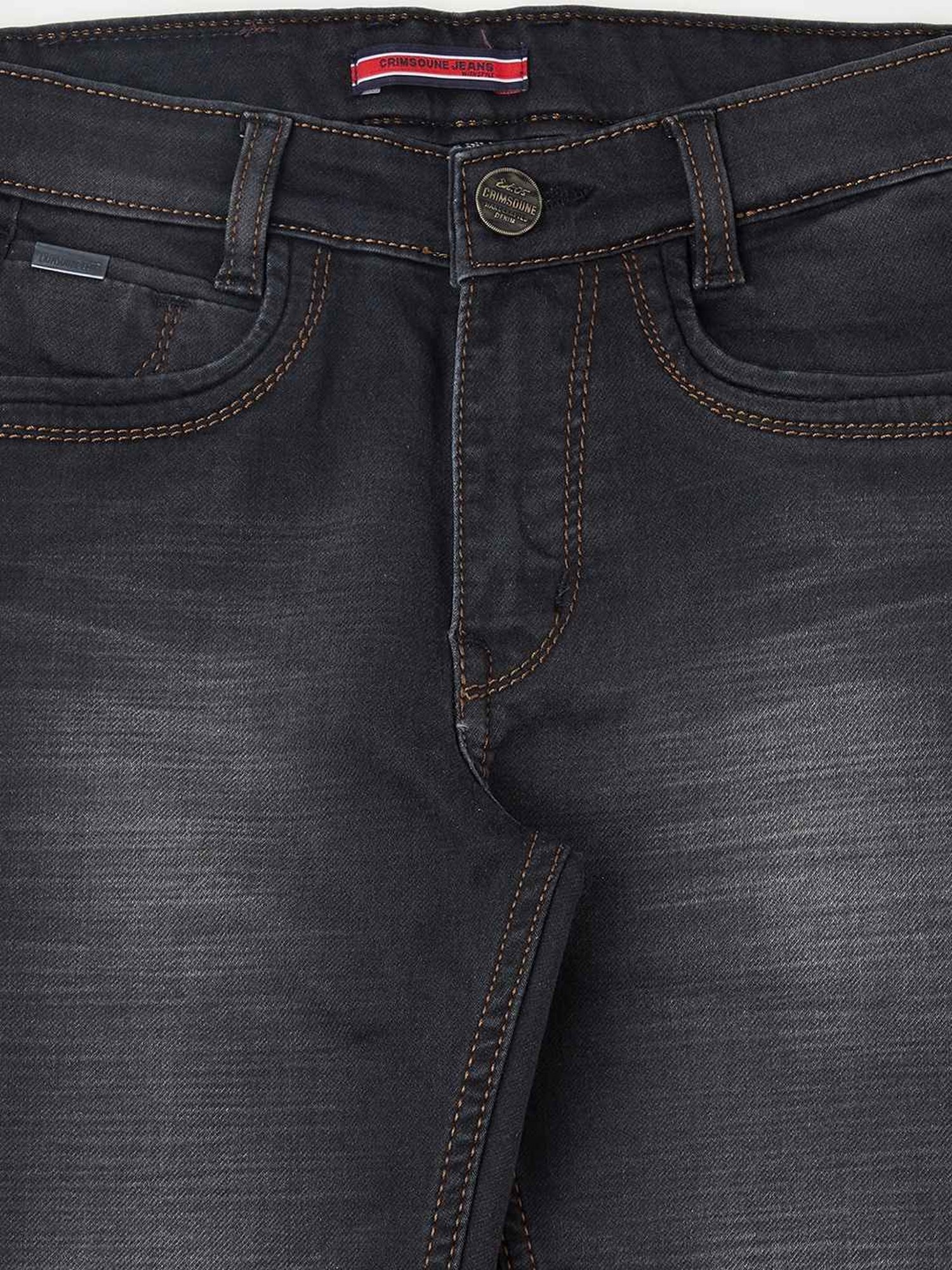 Crimsoune ClubBoys Charcoal Slim Fit Jeans