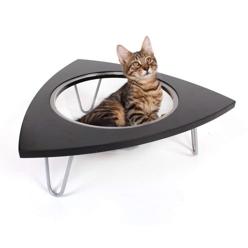 Hauspanther Tripod Cat Lounge Bed - Black