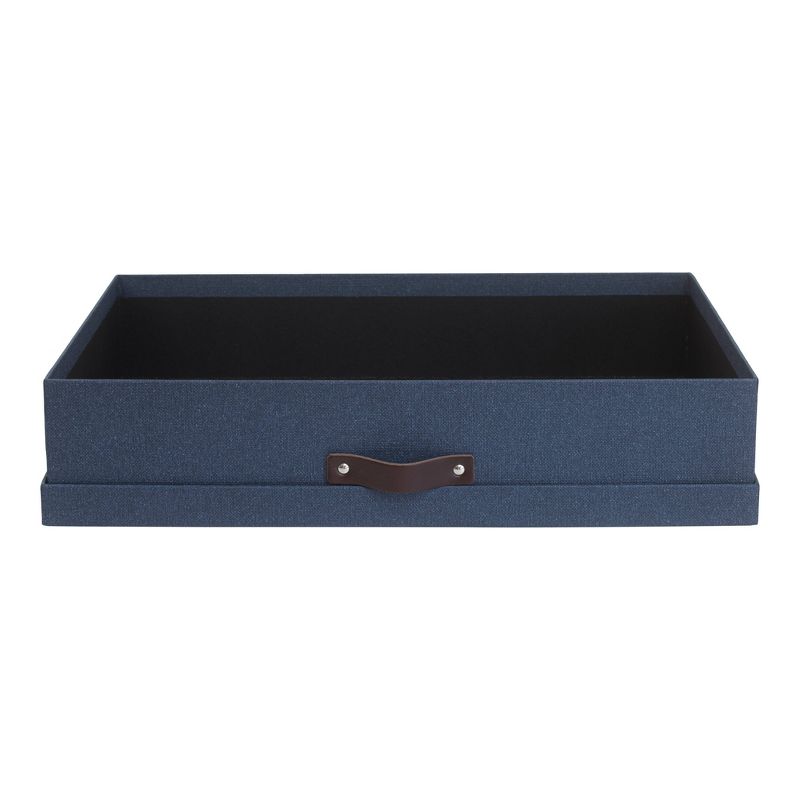 Sverker Canvas Document Box Blue - Bigso Box of Sweden