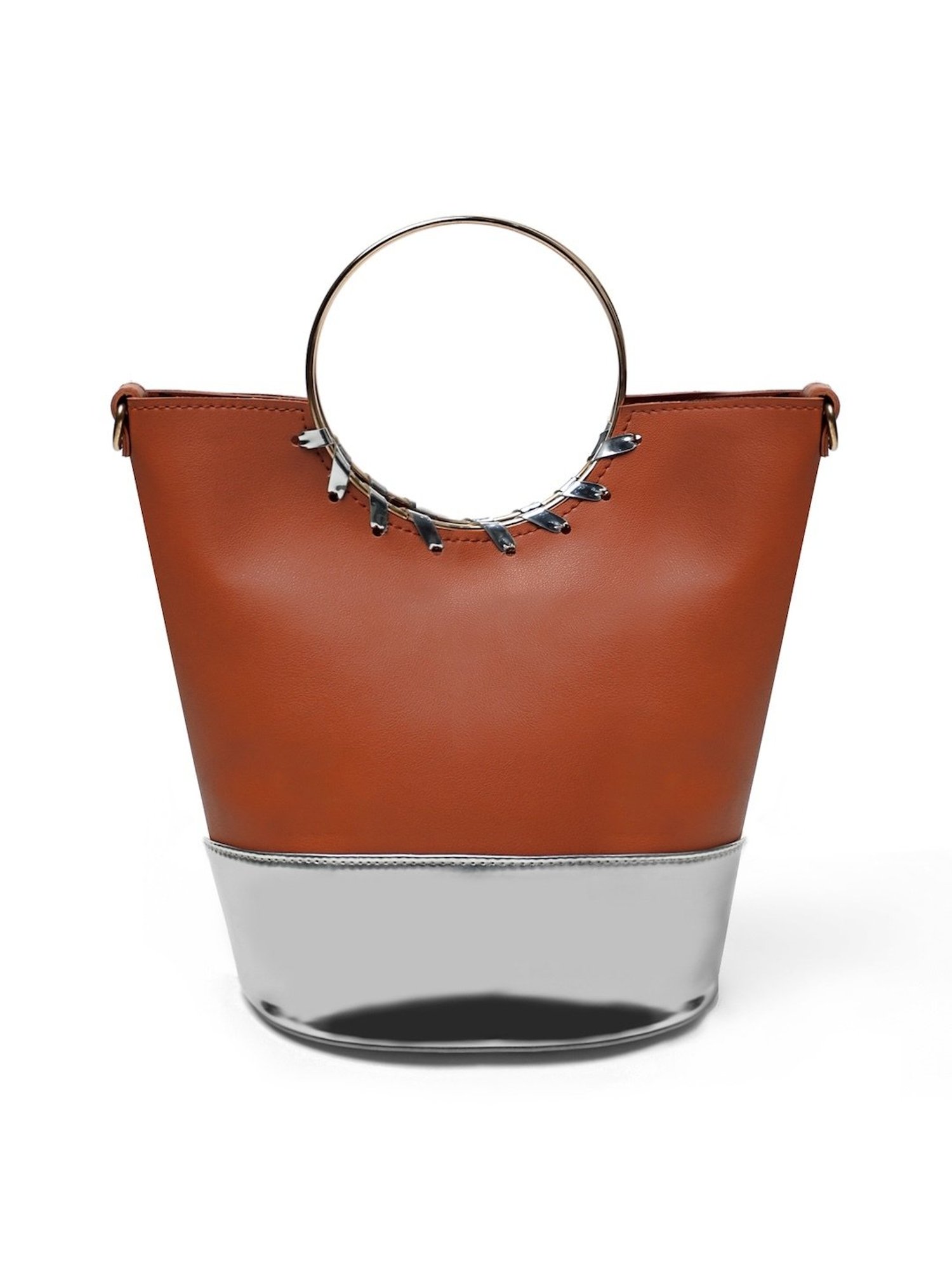 Modern Myth Spotlight Brown Medium Bucket Handbag
