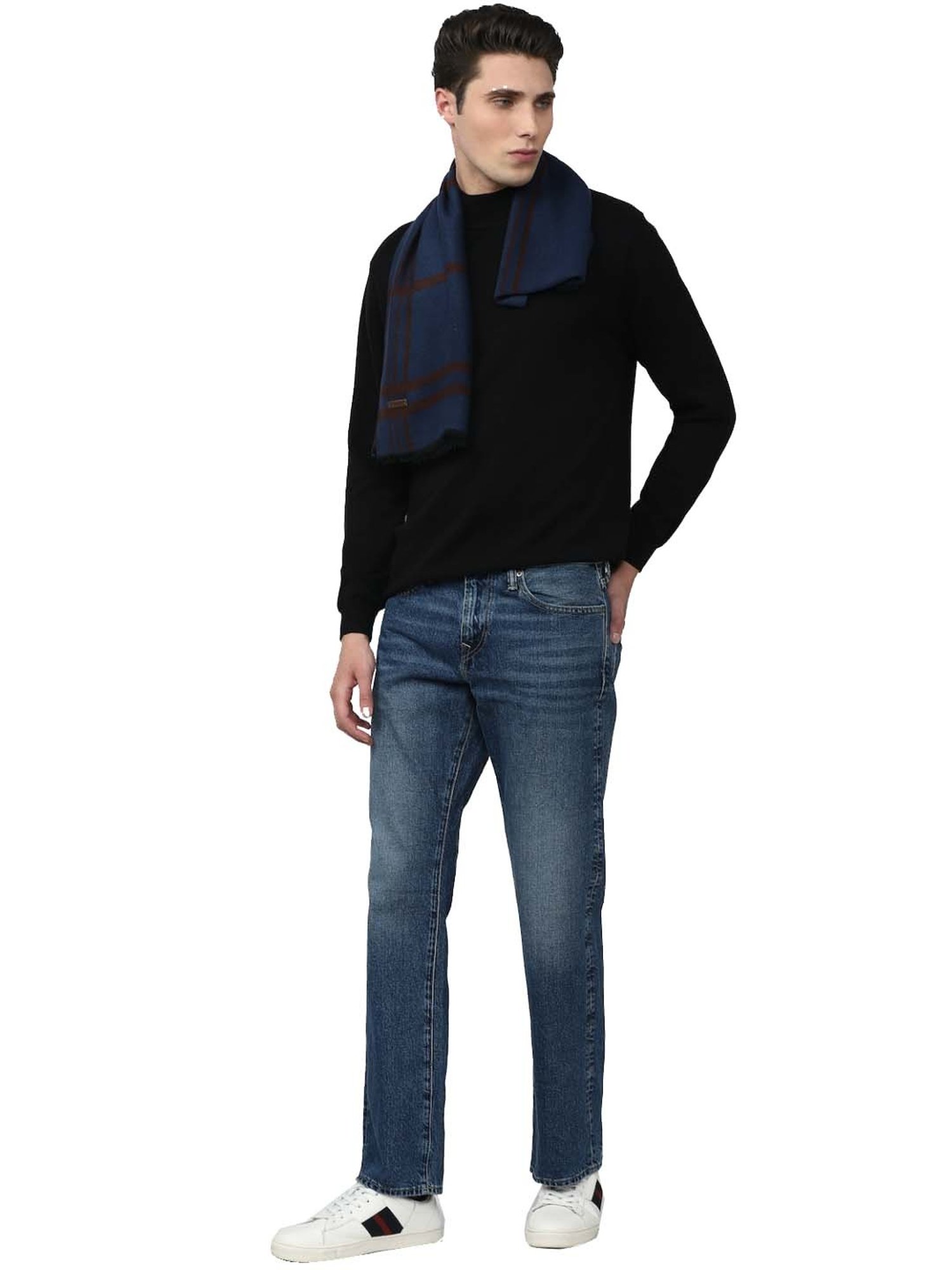 Gant Green Wool Solid Muffler